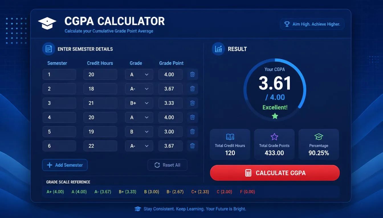 CGPA Calculator: What It Is, How It Works